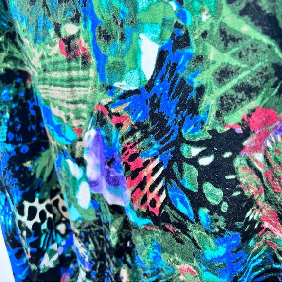 Philosophy Republic Clothing XL Tunic Top Rainforest Lagenlook Asymmetrical Hem - Picture 7 of 12